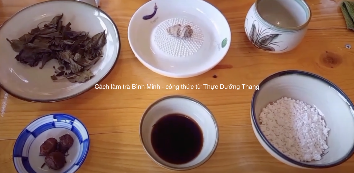 cách nấu trà Bình Minh